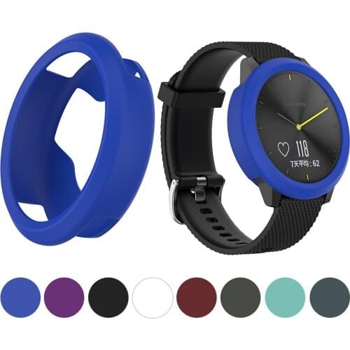 Essidi Anti shock Watch Cover Protective Case For Garmin Vivomove HR Sport Silicone Cover Skin For Garmin Vivomove HR premium