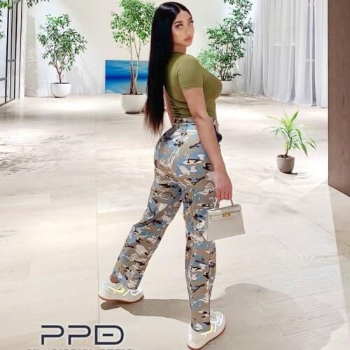 SEXELANLAN Women's Camouflage Pants