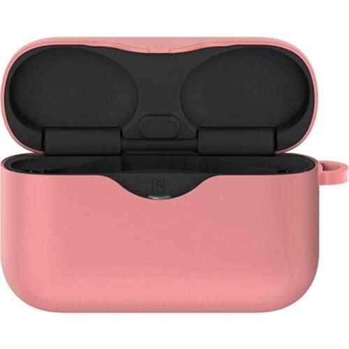 Silicone Case Protective Cover for Sony WF-H800 Hi-Resolution Bluetooth Completely Wireless Earphones Charging Box With Buckle