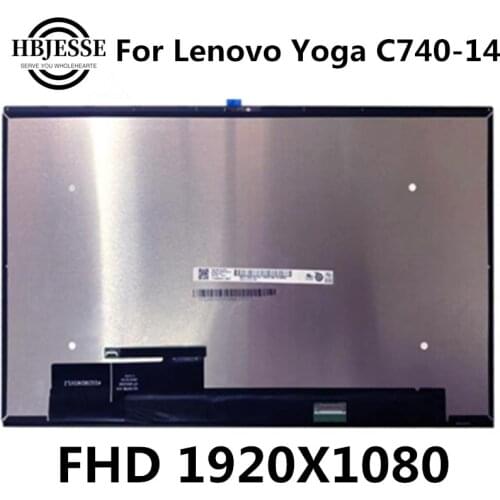 Genuine New Laptop Touch Screen Module for Lenovo Yoga C740-14 Display LCD Digitizer Assembly 5D10S39587