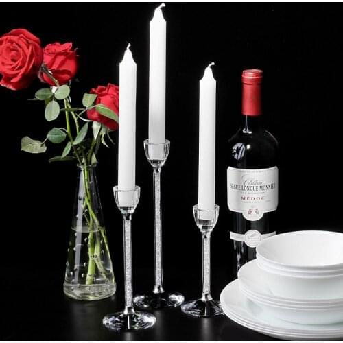 Wedding Favors Candle Holders Personalized Wedding Creative Party Centerpieces Glass Crystal Candlestick Personalized Gift