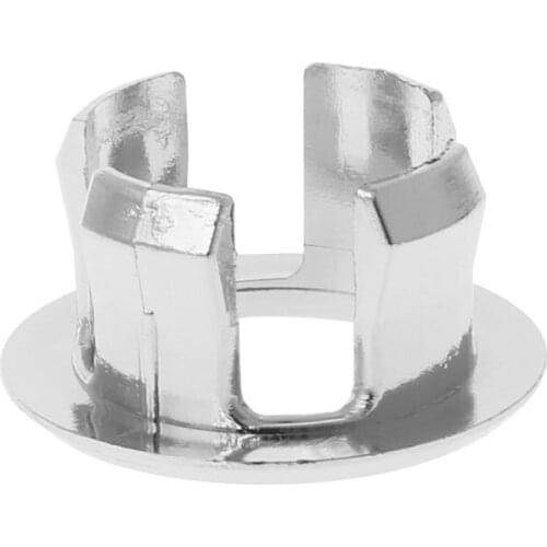 Bathroom Basin Sink Overflow Ring Six-foot Round Insert Chrome Hole Cover Cap