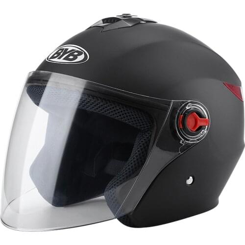 BYB Half Helmet Electric Bicycle Helmet Unisex Helmet Four Seasons Helmet Riding Motorcycle Helmet