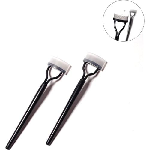 1Pcs Eye Make-up Practical Eyelash Makeup Comb High Quality Stainless Steel Eyelash Comb Basic Beauty Tools