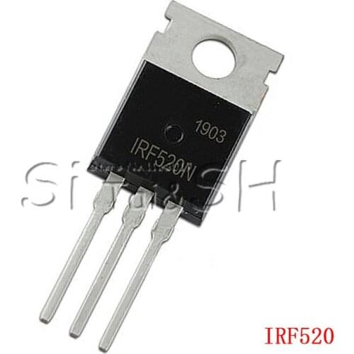 10PCS IRF520 IRF520N TO220 TO-220 IRF520NPBF New original