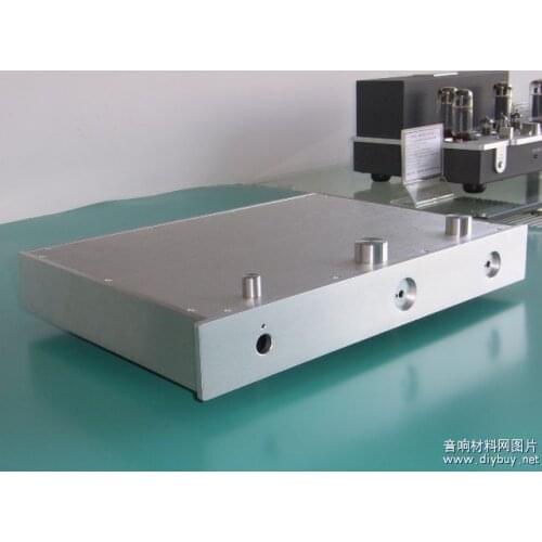 435*60*310mm pre-amplifier Full aluminum Silver Power amplifier chassis /Tube amplifier Chassis/ AMP case Enclosure /DIY BOX