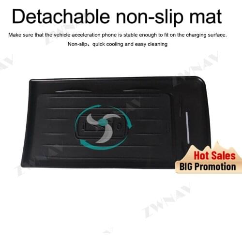 QI car Infrared wireleess charger for Range Rover Sport 2018 -2019 Intelligent Infrared Fast Wireless Charging Car Phone Holder