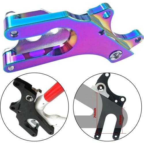 No Disc Brake Fixed Seat Road Bike Disc Brake Bracket Converter Frame Adapter Converter Aluminum Alloy Fixed Seat