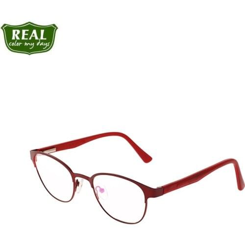 Solid Metal Optical Glasses Frame Supper Light Textured Glasses Frame Teenager Myopia Boys Girls Ultralight Eyeglasses