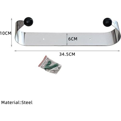 Paper Towel Holder Under Cabinet Wall Mount Stainless Steel Rack Kitchen Easy Use