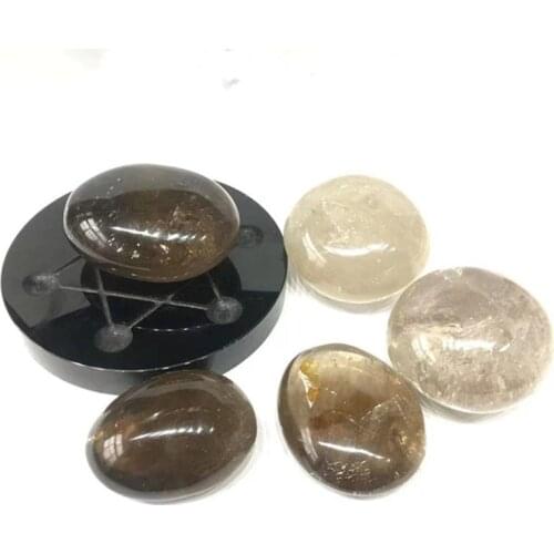 Smoky Quartz Palm Stone Minerals Crystals Gems Healing Reiki For Sale