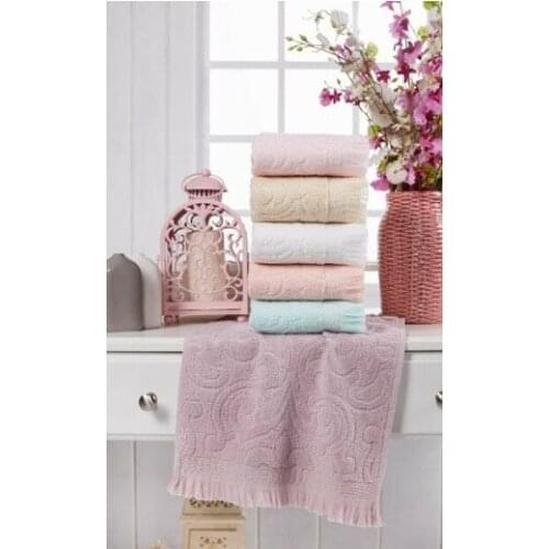 Cotton Fringed Hand Towel 6 Pieces 30x50cm