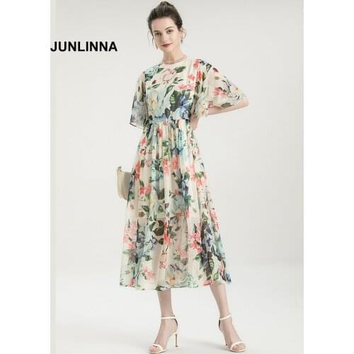 JUNLINNA Summer Dresses With Print