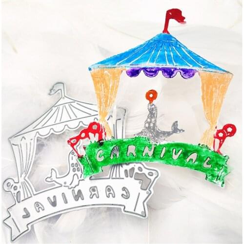 Carnival Seals Metal Cutting Dies and stamps for Scrapbooking steel Craft Die Cut Embossing Album Paper Card Decorative