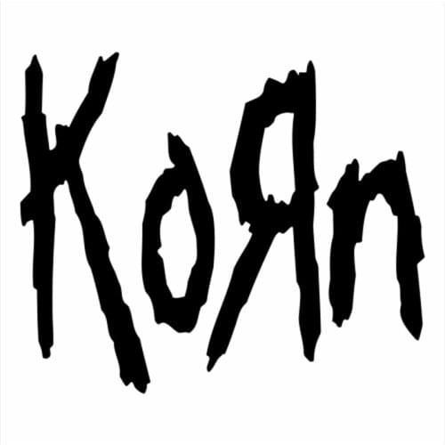 Korn Russian Decal Vinyl Car Stickers Accessories Black Silver CL550