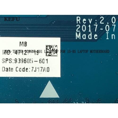 AVAILABLE ,BRAND NEW,.939605-601 MAINBOARD for HP 15-BS LAPTOP MOTHERBOARD ,WITH ONBOARD PROCESSROR N3060