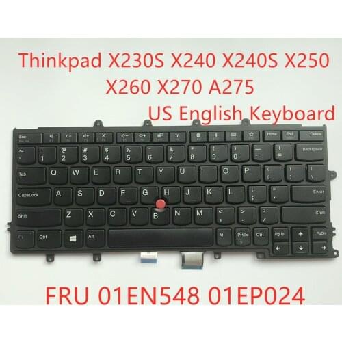 New/Orig US English Keyboard For Lenovo Thinkpad X230S X240 X240S X250 X260 X270 A275 Laptop Keyboard FRU 01EN548 01EP024