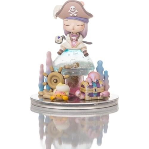 Treasure Hunt Sunset Island Blind Box Toys White Night Fairy Tale Figure Anime Kawaii Random Surprise Birthday Gift 6 Pcs/Set