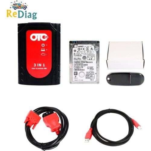 OTC Plus 3 in 1 Diagnostic Tools Car Tool Fornissan Fortoyota Tester OBD Scanner GTS With HDD Better Than For Dice