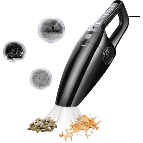 Handheld Car Vacuum High Suction Car Vacuum Cleaner Powerful Cyclone Suction Portable Vacuum Cleaner Auto for Car Home Pet Hair