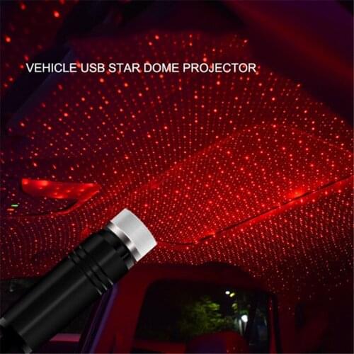 3W Mini USB led car night light Starry Atmosphere lamp Home Roof Stage Effects DJ decoration Laser Projector Light