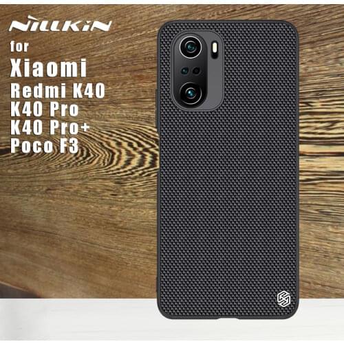 Nillkin Textured Case for Xiaomi Poco F3 case back cover protective Nilkin nylon fiber TPU PC 360 cases for Redmi K40 Pro Plus