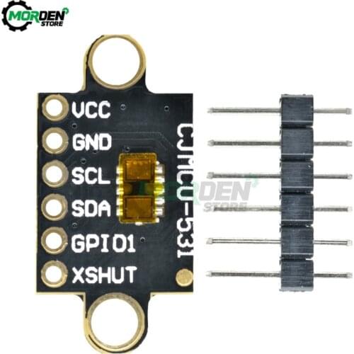 VL53L1X VL53LO Laser Ranging Flight Time Sensor Module Distance 400cm Measurement Extension Board Module for Arduino