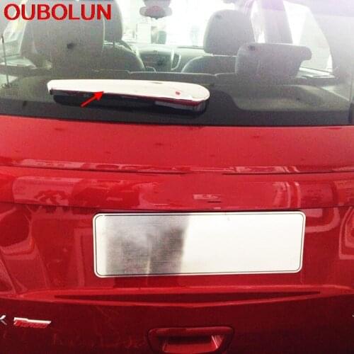 1Piece Fit For Chevrolet Trax Tracker 2014 ABS Chrme Rear Wiper Cover Trim Decration Windshield Wiper Covers Exterior Styling