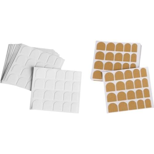 10Pcs Double Sided Adhesive Tabs Stickers For False Nail Sticker Tip Glue Tape