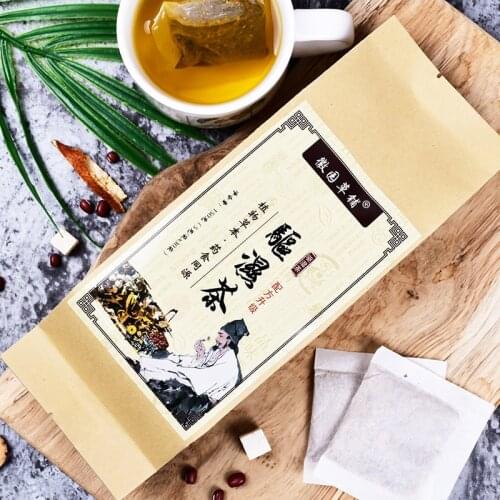 16wu Qushi tea wet clear tea Poria cocos tartary buckwheat health preserving flower and grass tea combination bag 150g
