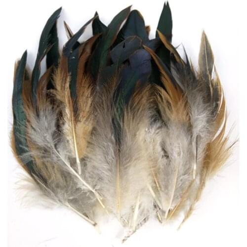 50Pcs Lot Natural Color Rooster Feathers 6-8 Inch Pheasant Chicken Feather Craft