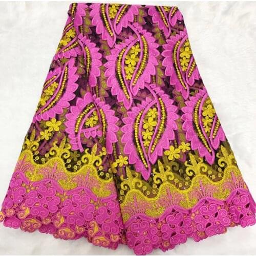 African lace fabric 2021 high quality net lace french tulle embroidery lace latest guipure lace for wedding 5Yards