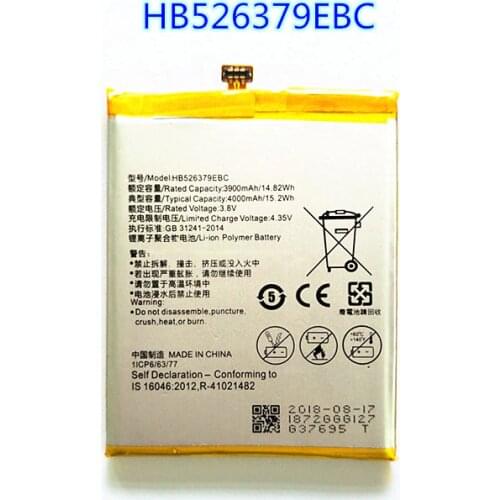 AZK HB526379EBC phone battery For Huawei Y6 Pro Enjoy 5 HONOR 4c pro TIT-L01 TIT-TL00 -CL00 TIT-CL10 4000mAh