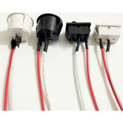 Table lamp accessories Two small lines with thumbs Round shape Ship shape Rocker square shape switch 2 feet 6A With wires