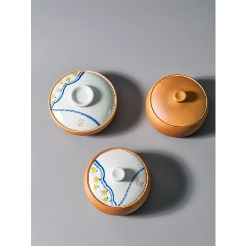 Japanese-Style Baby Slow Cooker Small Tureen Household Steamed Egg Bowl Ceramic Birds Nest with Lid Baby Steamed Dedicated Bowl