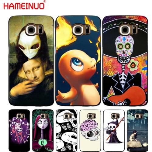 HAMEINUO Halloween Skull Cartoon cell phone case cover for Samsung Galaxy A3 A310 A5 A510 A7 A8 A9 2016 2017 2018