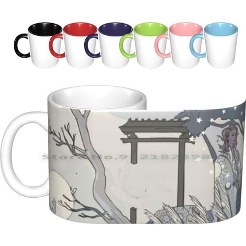 Mollymauk 04 Ceramic Mugs Coffee Cups Milk Tea Mug Mollymauk Cr Dnd And Vax Aesthetic Fashion Tiefling Creative Trending