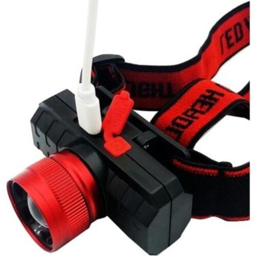 Usb Rechargeable Head Flashlight for Camping & Hiking lamp