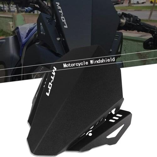 NEW Motorcycle CNC Aluminum WindScreen Windshield Wind Deflector For Yamaha MT 07 MT-07 MT07 FZ07 FZ-07 MT/FZ 07 2018 2019 2020