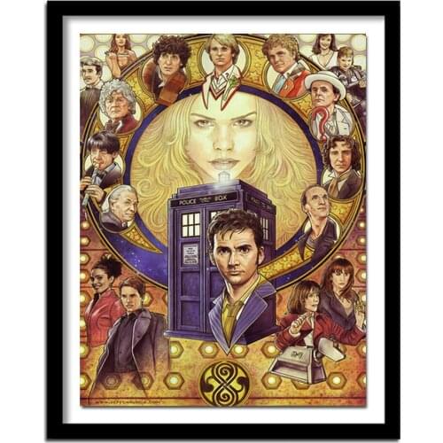New slae Diamond Embroidery 5D DIY Diamond Painting Doctor Who Movie Diamond Painting 3d Cross Stitch Rhinestone painting