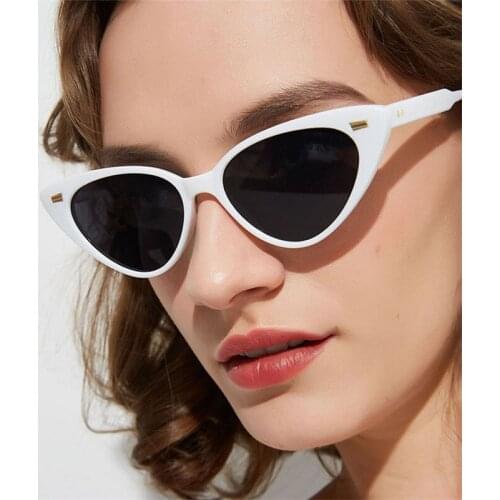 Triangle Cat Eye Vintage Women Sunglasses Gradient Eyewear Sexy Lady Sun Glasses Eyeglasses Shade Oculos UV400