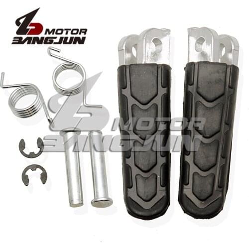 One pair Motorcycle front Foot Rests Foot Pegs Pedals Rear Set for honda CB400 VTEC hornets250/600/900 CB1300
