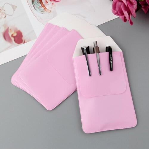 5Pcs/Bag PVC Pen Bags Pencil Case Pocket Protector Office Hospital Doctor nurse Supply