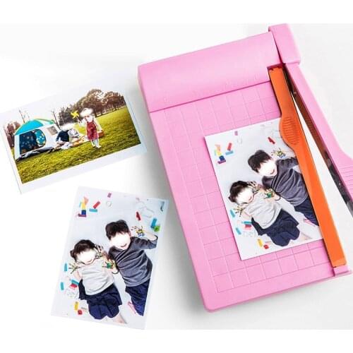 Portable A5 Paper Trimmer 1-6 Inch Photo Paper Guillotine Built-In Ruler Paper Cutter Office Stationery Cutting Tools Machine