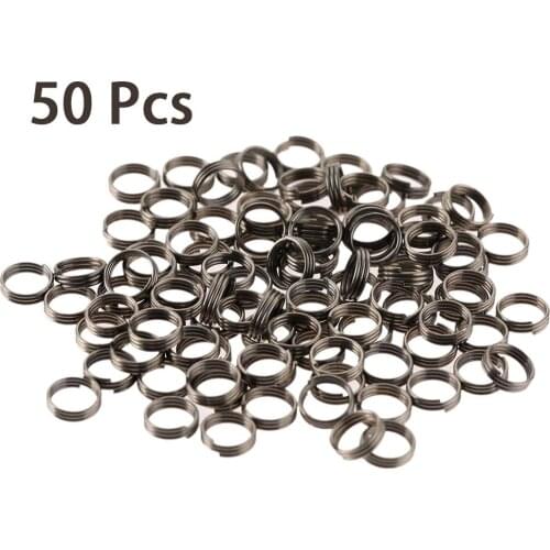 50 Pcs/Lot Professional Silver Stainless Steel Dart stems Rings Darts & Darts Shaft Accessories Dardos springs Nylon flight I6M9