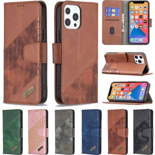 Luxury Leather Flip Phone Case for iPhone 13 12 Mini 11 Pro Max XR X XS SE 2020 6 7 8 Plus Cover Wallet Bracket Shockproof Coque