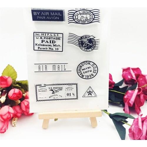 11*16CM Hot selling stamp alphabet transparent clear stamp / silicone seal roller stamp DIY scrapbook album / card production