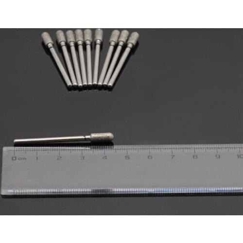 Dentistry Grinding 2.35mm Shank Diamond Grinding Bur SC40 Drill Bits Sets For Dental Lab