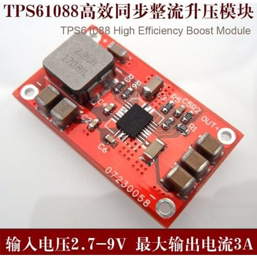 TPS61088 Synchronous Rectification High Efficiency Boost Power Module 5V 9V 12V DC-DC 3V Liter 5V