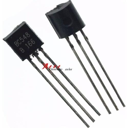 New straight-through transistor 50PCS BC548 BC548B 548 TO-92